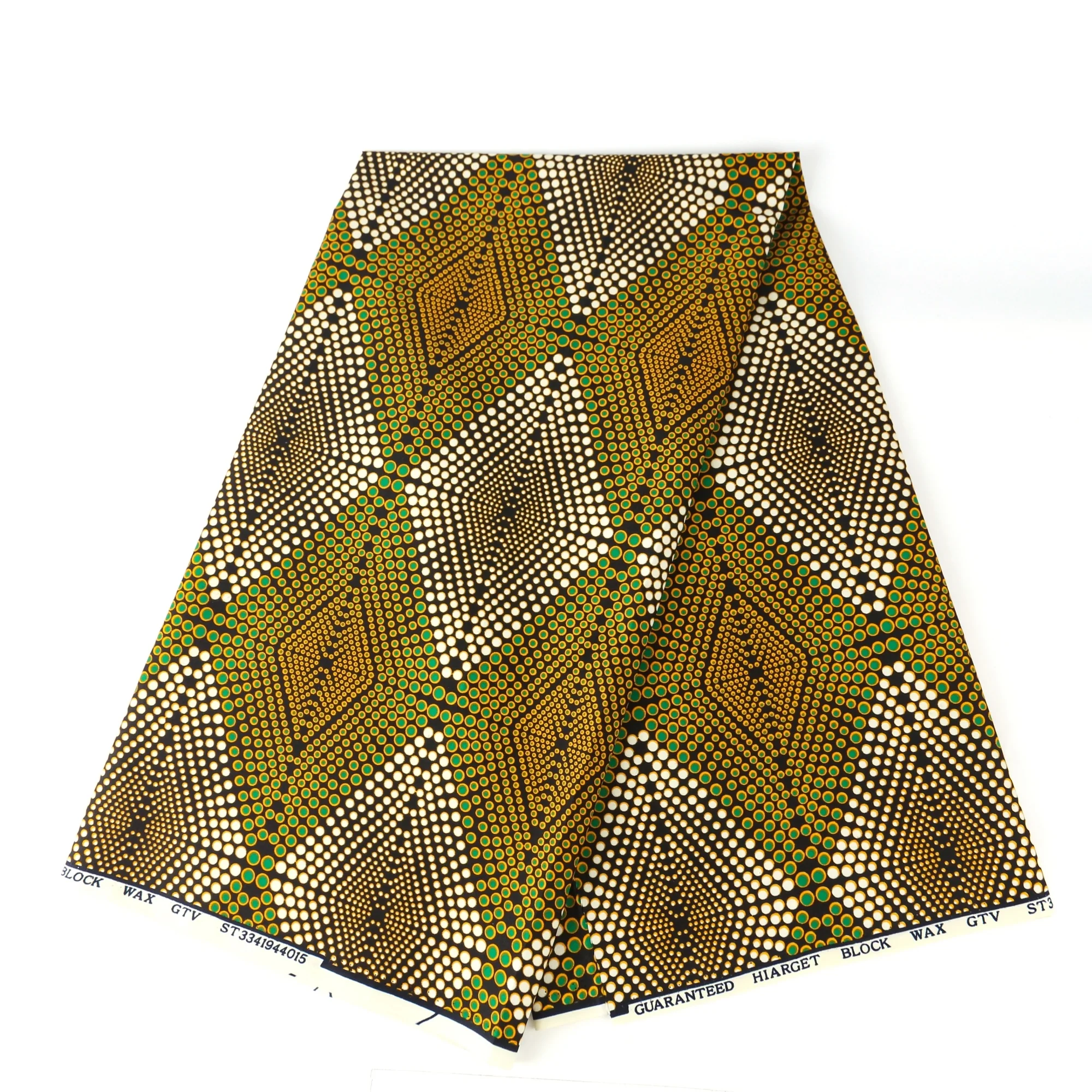 Waxed Cotton Fabric High Quality African Kente Wax Print Fabric Africa Ghana Style Fabric For Nigerian Clothing