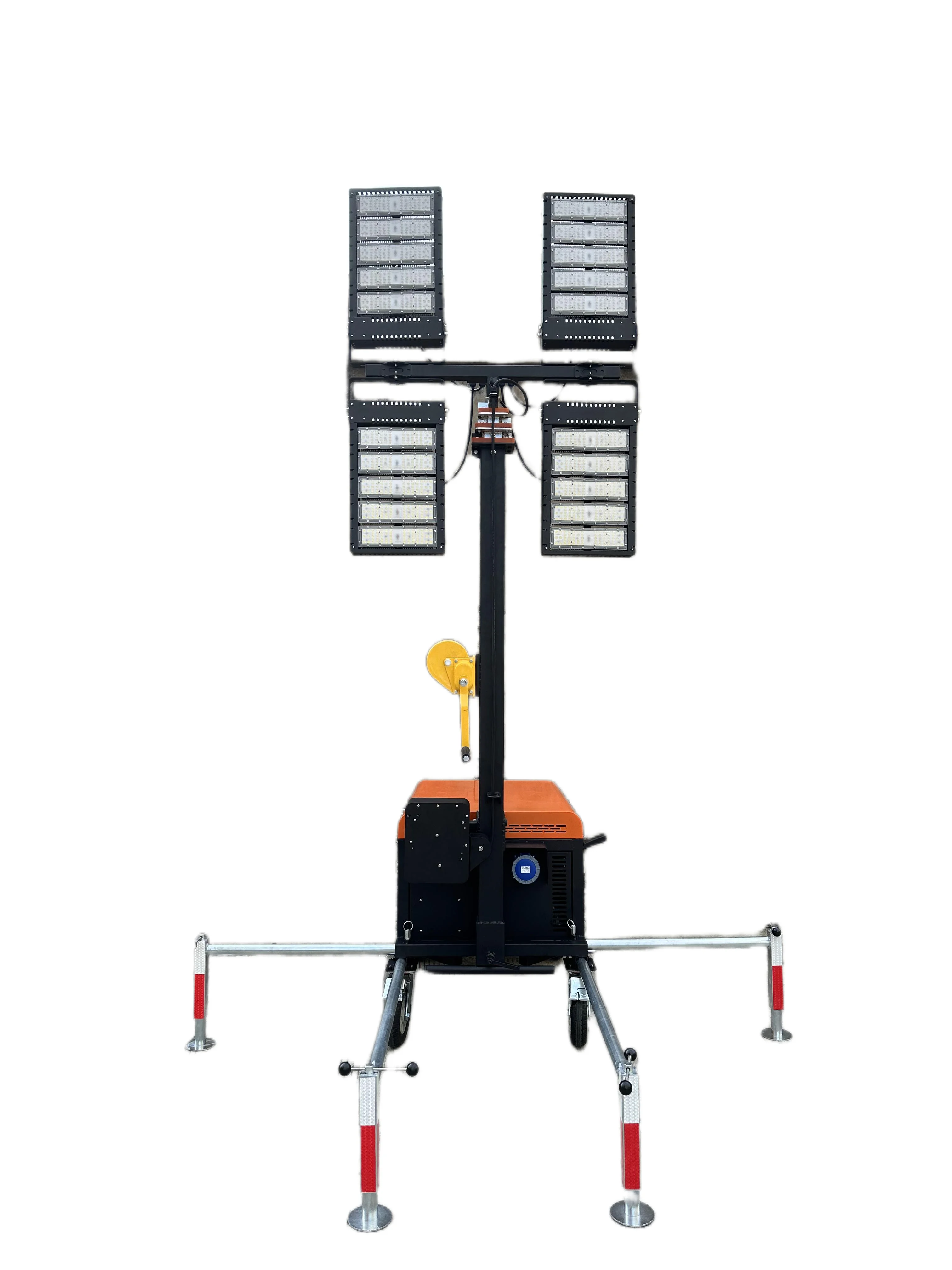 Светодиодная Мобильная световая башня 4 м 6 9 для строительной площадки шахтный дизельный генератор портативная 1000 Вт 3000 5000