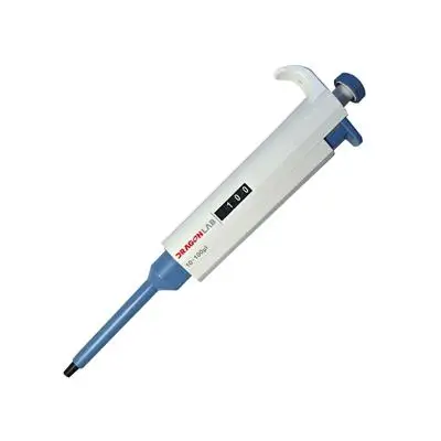 10ul Laboratory Biochemical Durable Single Channel Adjustable Volume Micro Pipette