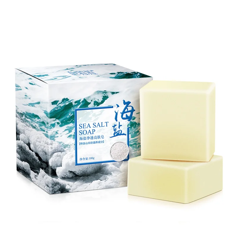 Beauty Personal Care Sea Salt Soap Bath Supplies Facial Body Pores Acne Treatment Tightening Removal Pimple Soap Bar