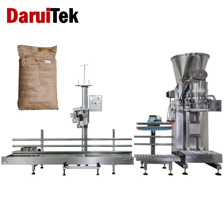 Factory Outlet High Accuracy 20kg to 50kg Multi function Bean Grain Nut Food Weighing Packing Machine