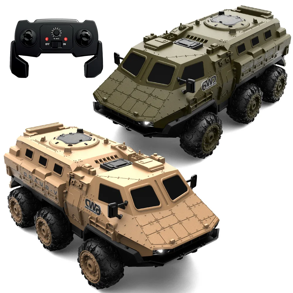 1:16 2 4 г шестиколесный бронированный автомобиль с дистанционным управлением имитирует модель игрушечного автомобиля для подъема грузовика на высокой скорости 20 км/ч