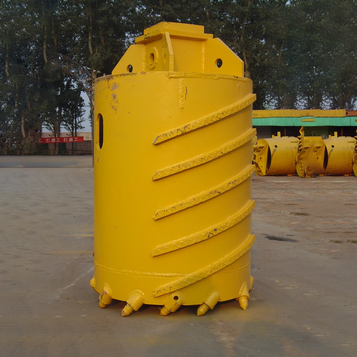 Rock auger bullet teeth Drilling rig Tools Customized Thickened Core Barrel With Bullet Teeth