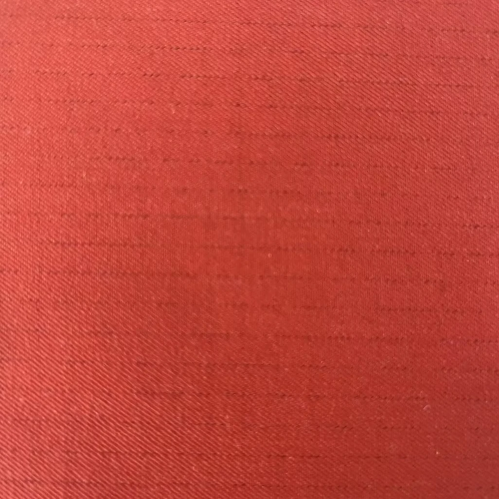 240gsm Aramid Viscose FR fabric / Protex / Red Flame retardant Antistatic fabric