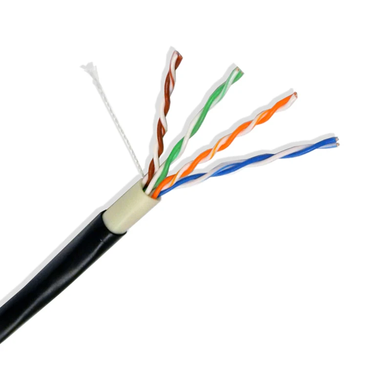  24AWG водонепроницаемый UTP cat5e Lan кабель на открытом