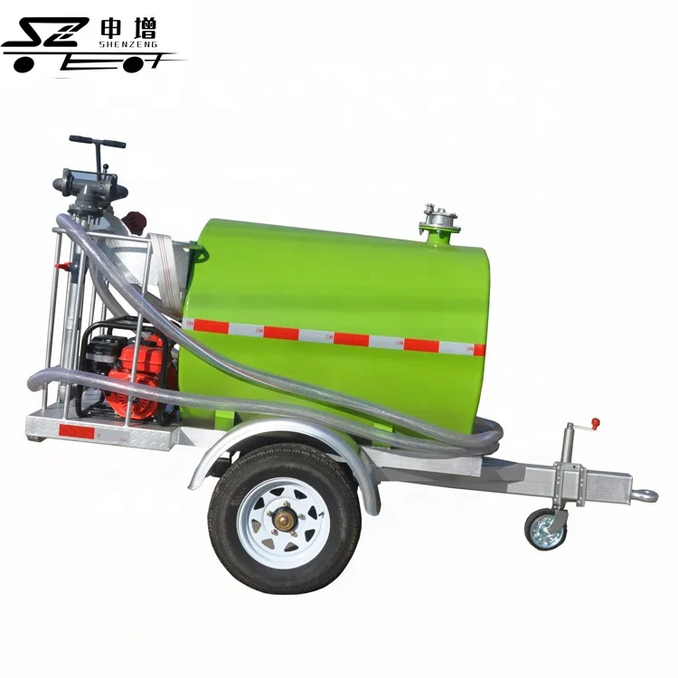 2 wheel trailer 1000L fire fighting water bowser