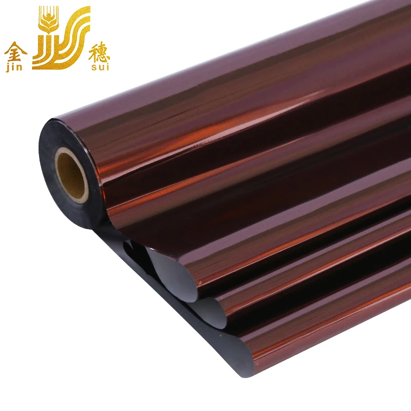 JINSUI CE Certificate dark green color hot stamping foil for paper plastic