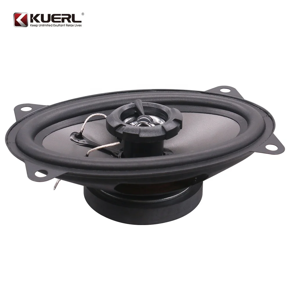 Ready stock supply bass car coaxial speaker 4*6 inch high power car stereo speaker