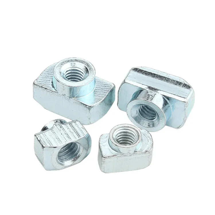 T Hammer Screw Nut Carbon Steel M3 M4 M5 M6 T Nut for Aluminum Profile