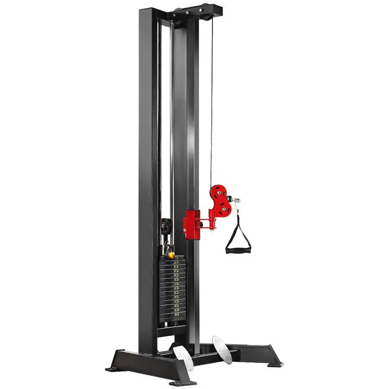 Multifunction Station Space-Saving Cross Single-cable 70KG Exercise Pulley Performance Trainer Cable Pulley Beam