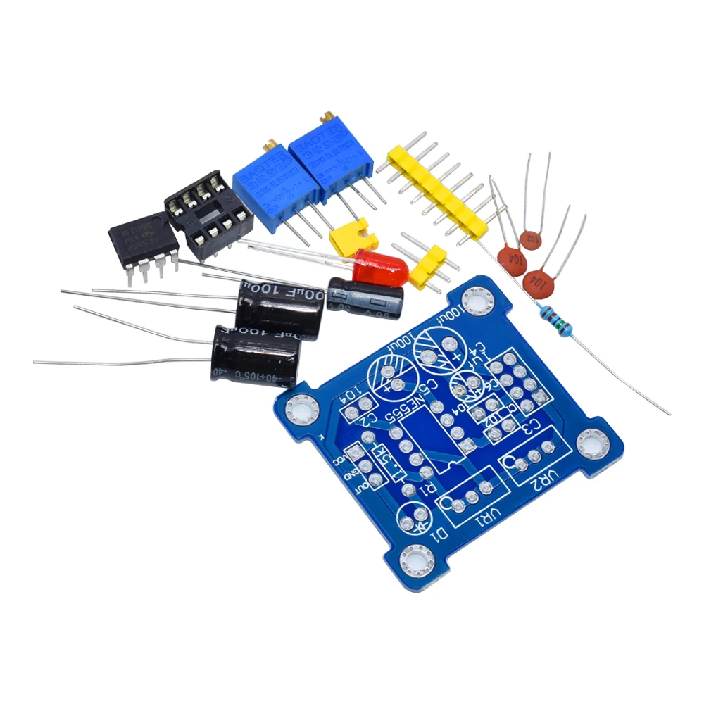 NE555 Module Pulse Frequency Adjustable Module Duty Cycle Module Square Wave Signal Generator DIY Kit