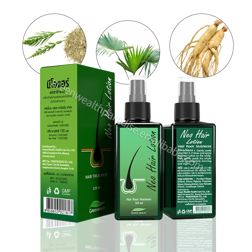 Neo Hair Lotion Spray scalp oil for hair loss treatment regrowth Intensive Spray for Women Men