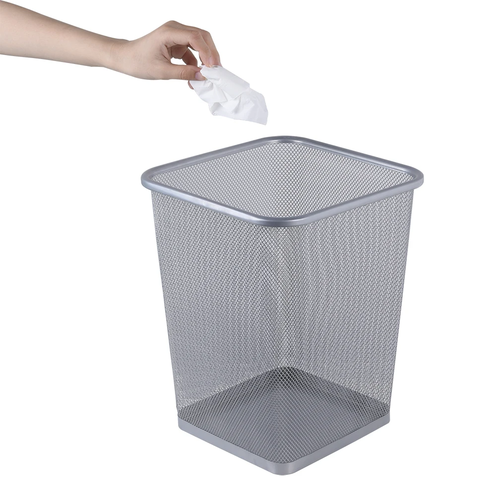 Корзина для мусора из проволочной сетки