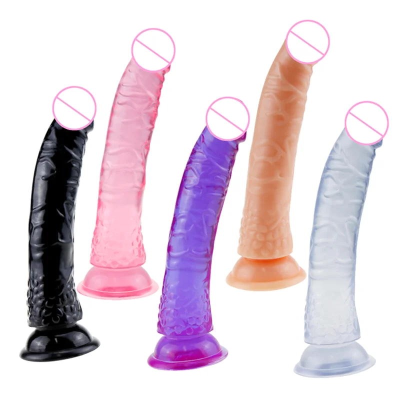MOGlovers Realistic Dildo With Suction Cup Jelly Huge Anal Toys for Woman