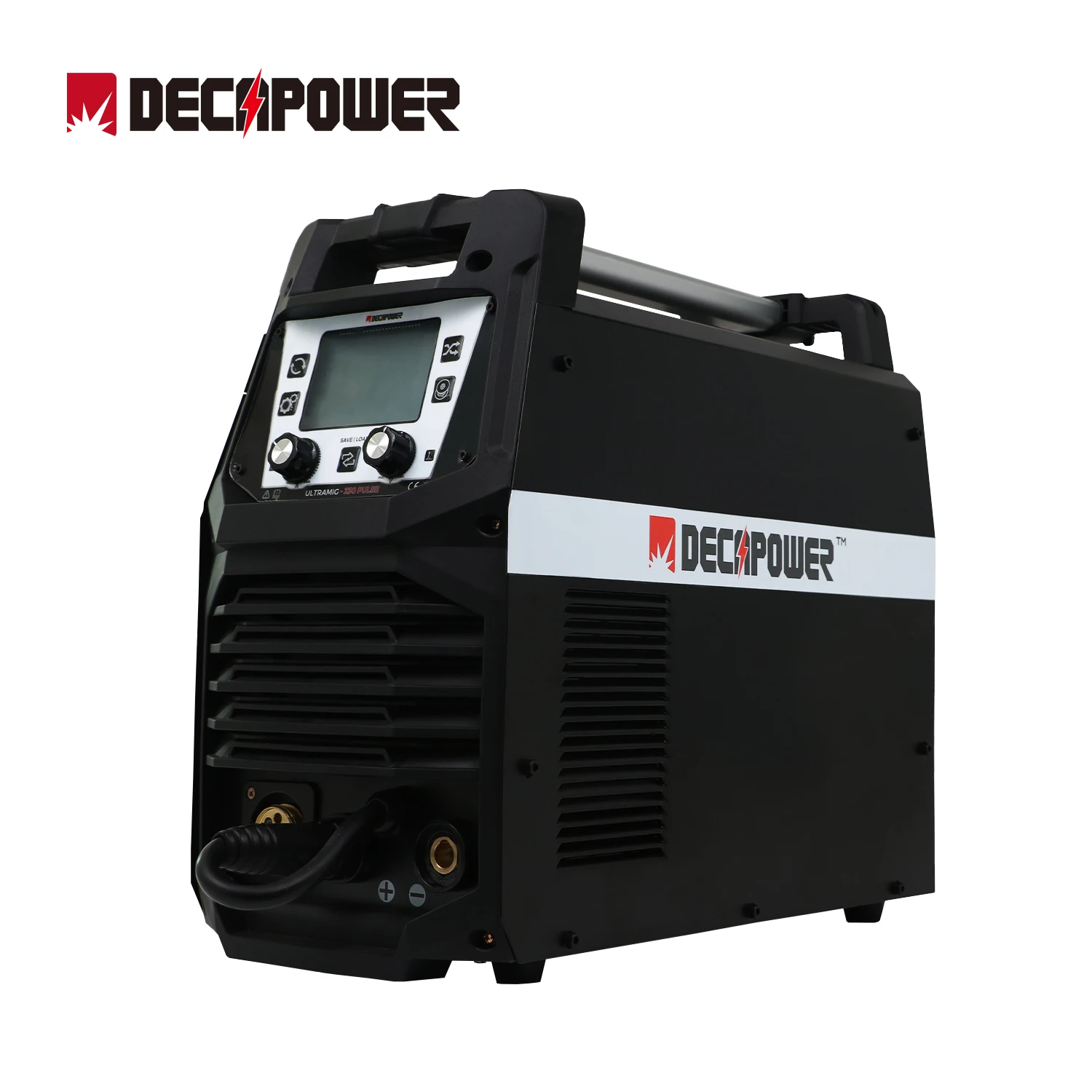 Decapower 7-in-1 230A Double Pulse MIG/MAG multi-process inverter welder for Aluminium welding