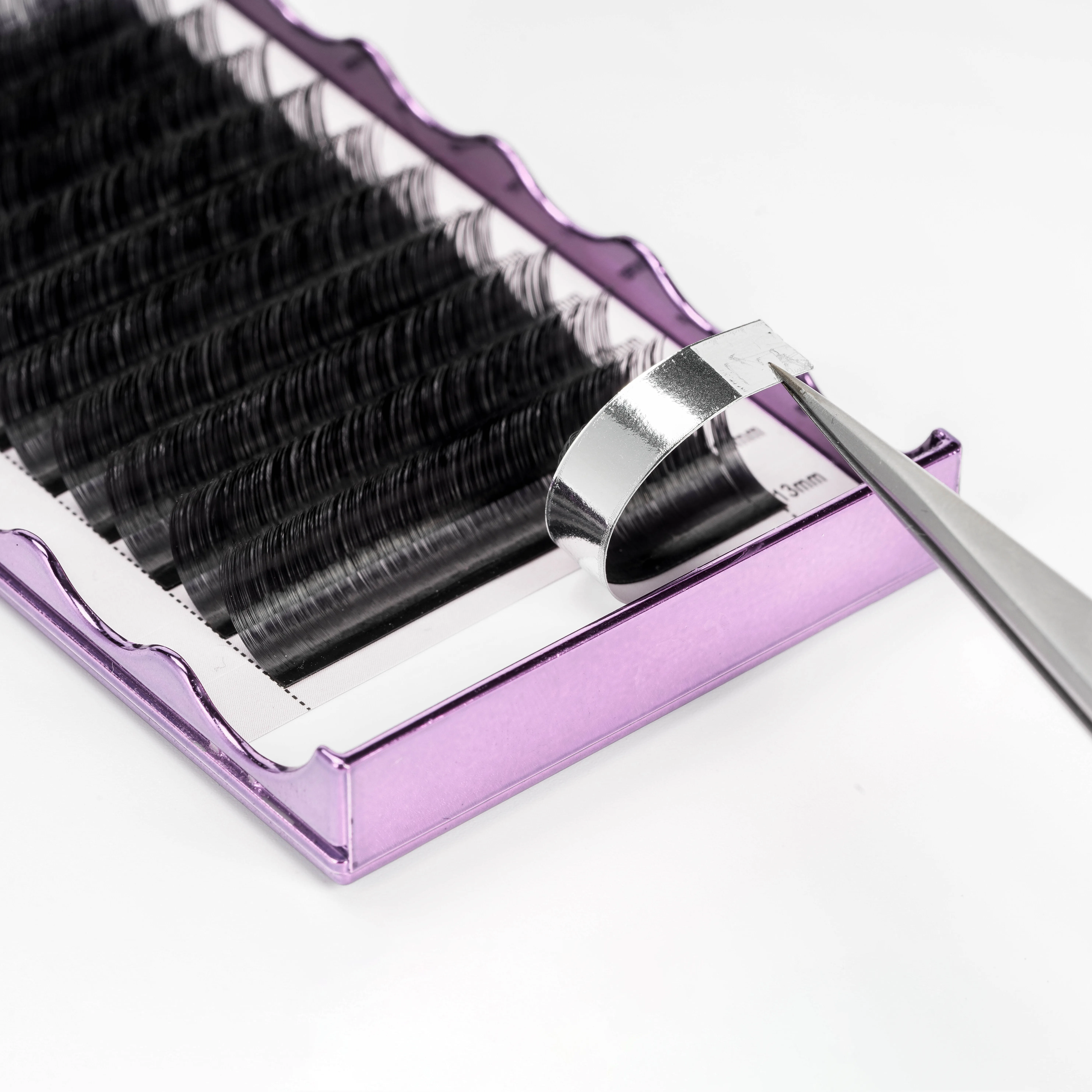 Loose bottom Lashes Manufacture private label False Eyelashes Korean Silk  Individual Lashes Extension