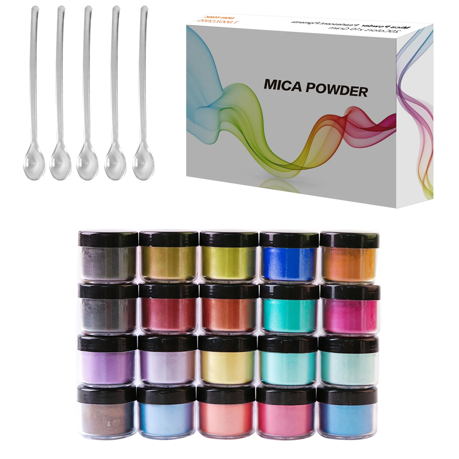 Hot Selling Shimmering Mica Powder Pearl Pigments  Cosmetic Mica Powder For Nail Polish
