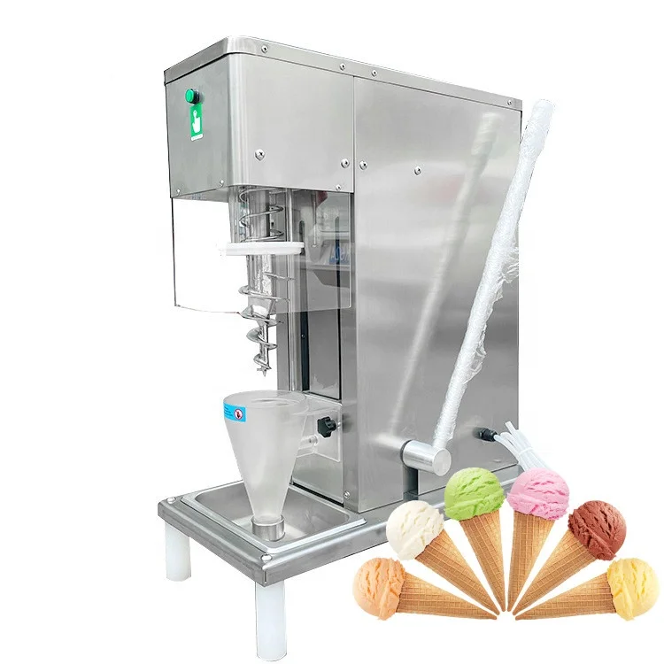 110v 220v Frozen Ice Cream Blender Machine Fruit Flavor Ice Cream Blending Mixer Machine Swirl Ice Cream Machine