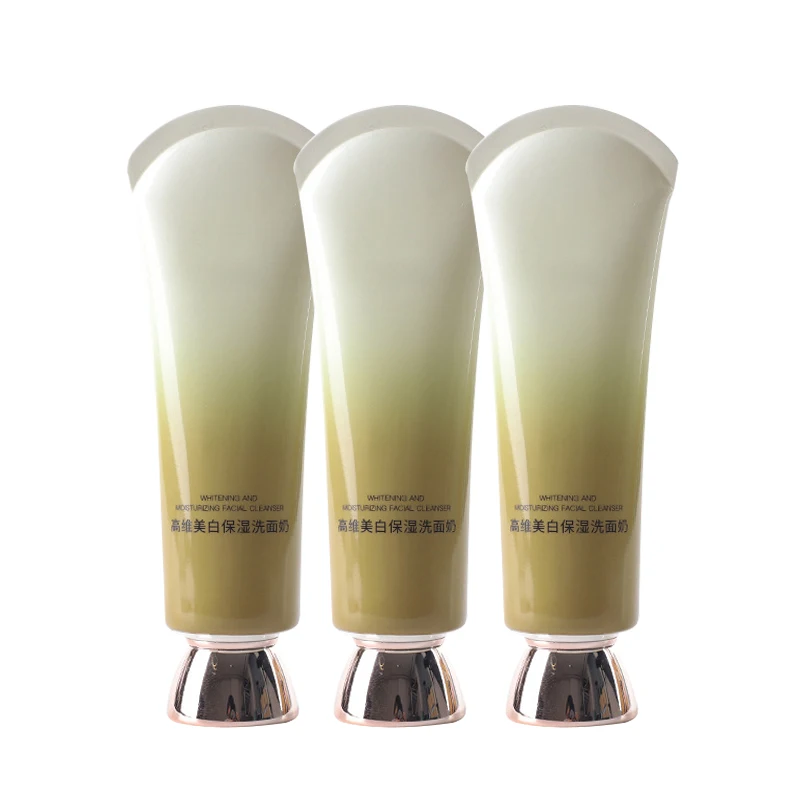 Wholesale Custom High Glossy Curving Sealing BB Cream Cosmetic Lotion Moisturising Face Wash Plastic Soft Tube