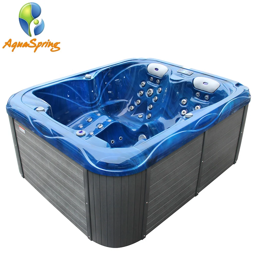 Luxury small hot tub 3 face spa massage spa
