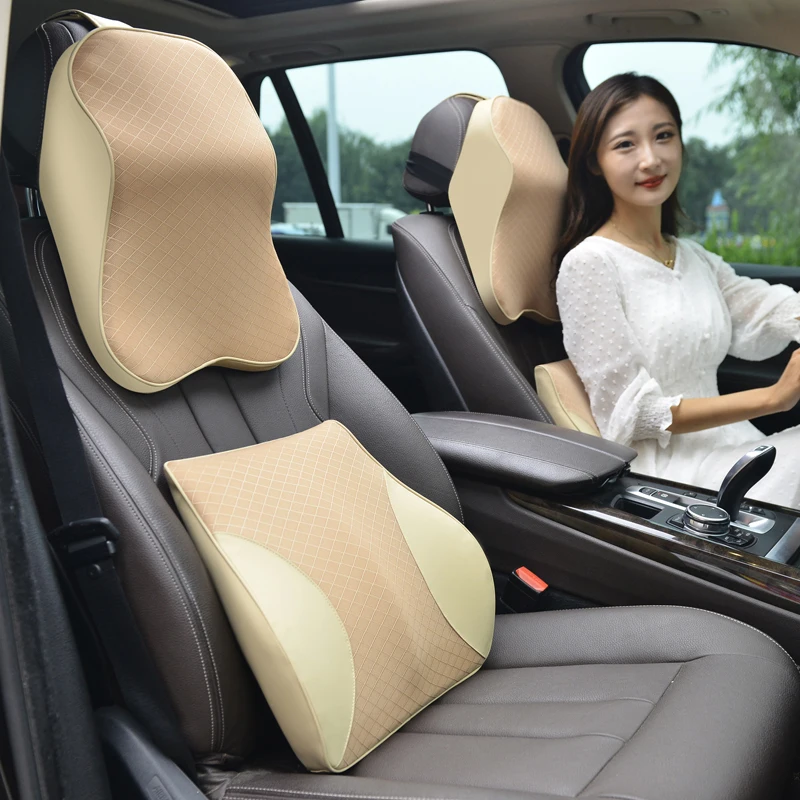 Роскошная Автомобильная подушка для шеи из пены с эффектом памяти по заводской цене