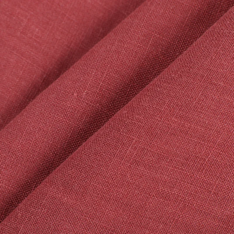 Wholesale Printed Various High Quality Organic Striped/Solid 100% Stone Washed Flax Linen fabric