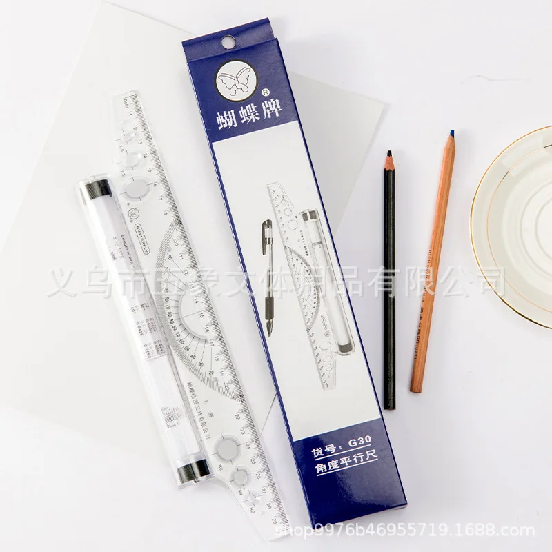High Quality Multifunctional Student Art Clothing Drawing Angle Parallel Design Drawing Special Balance Ruler