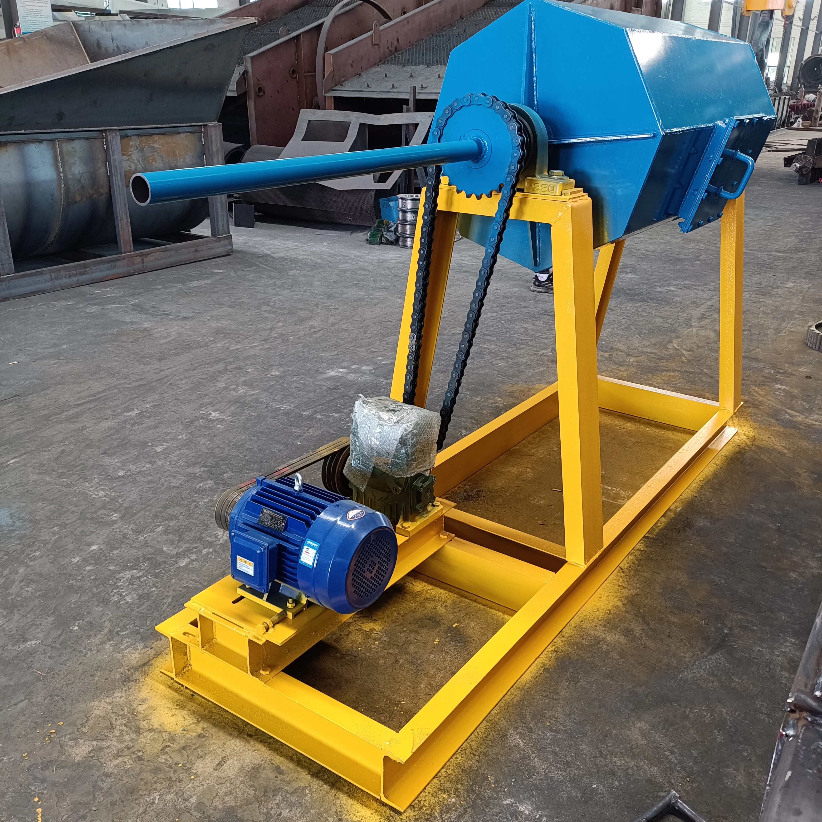 Hot Sale Hexagonal Ball Mill For Grinding Ore Wet Dry Ball MIll Small Ball Mill Stone Edge Polishing Machine