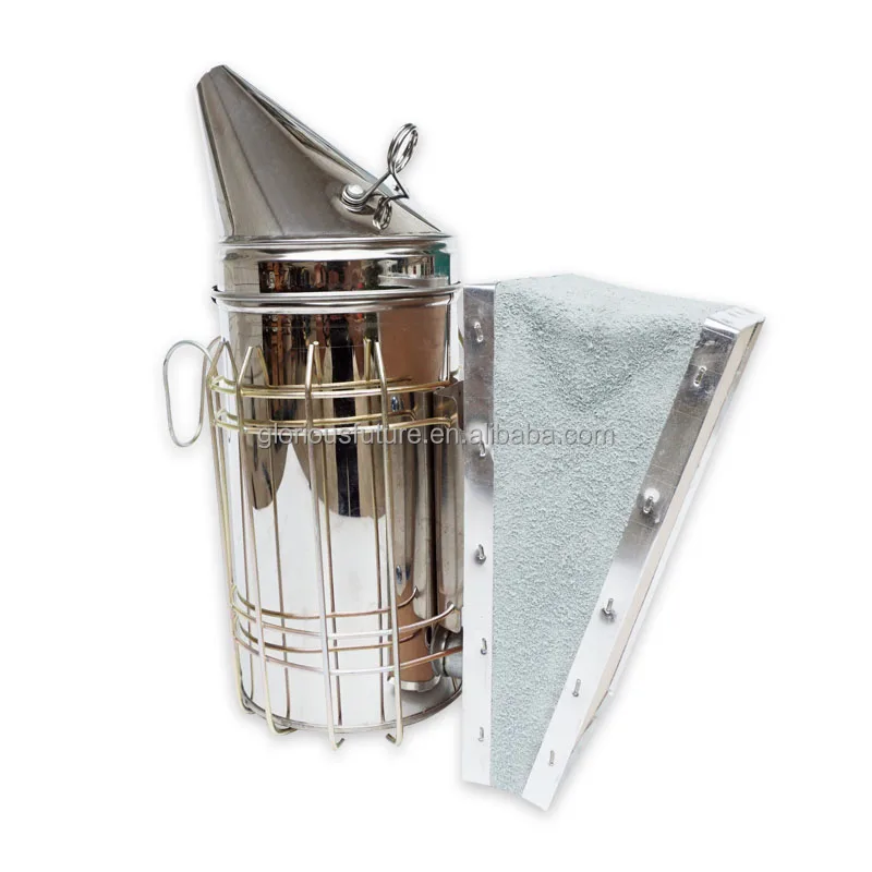 High Quality Stainless Steel Bee Smoker Heat Shield Beekeeping Equipment