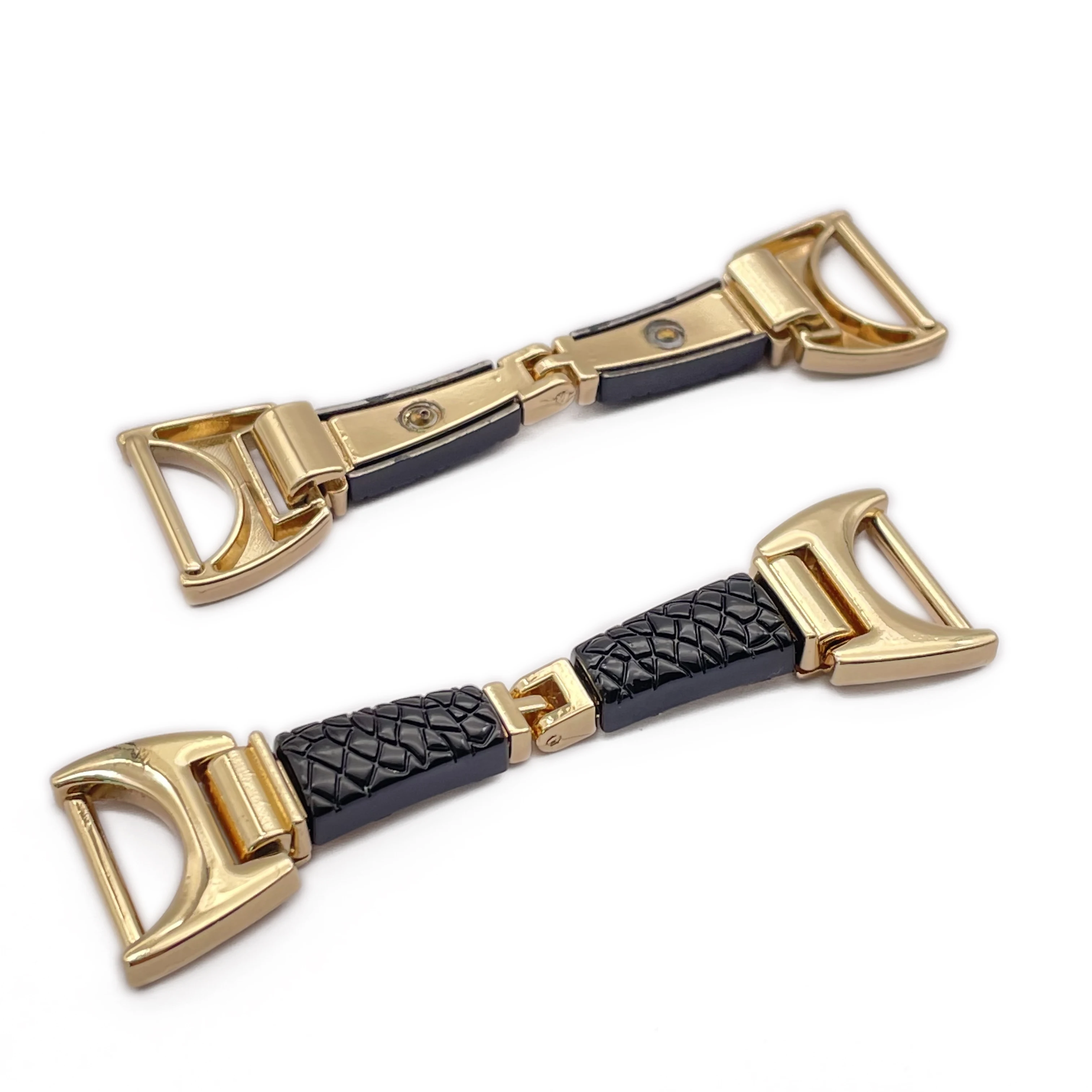 High Quality Wholesale Metal Leather Shoe Chain Buckle Zinc Alloy Shoe Buckle