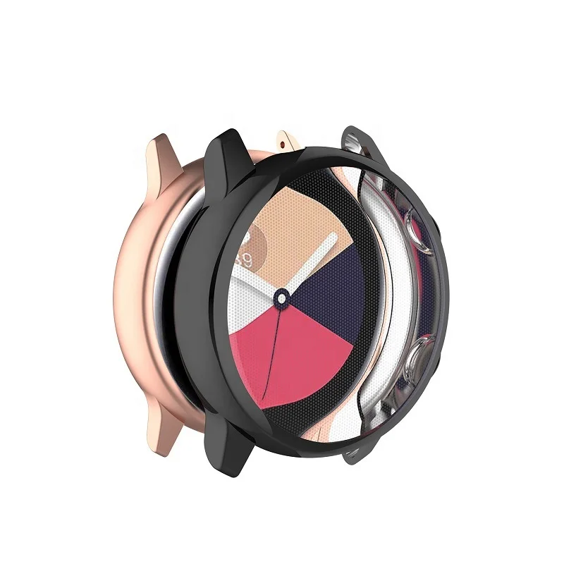 Newest Trendy High Transparent Full Protective Waterproof Soft TPU Electroplating Watch Case For Samsung Galaxy Active 40MM R500