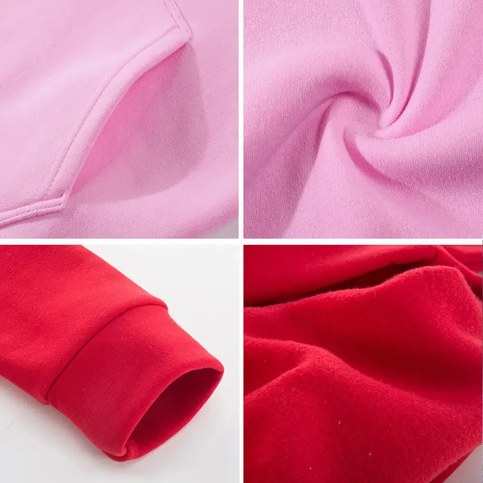 Wholesale customized 100% polyester pullover Hoodie for men and women High quality blank solid Hoodie