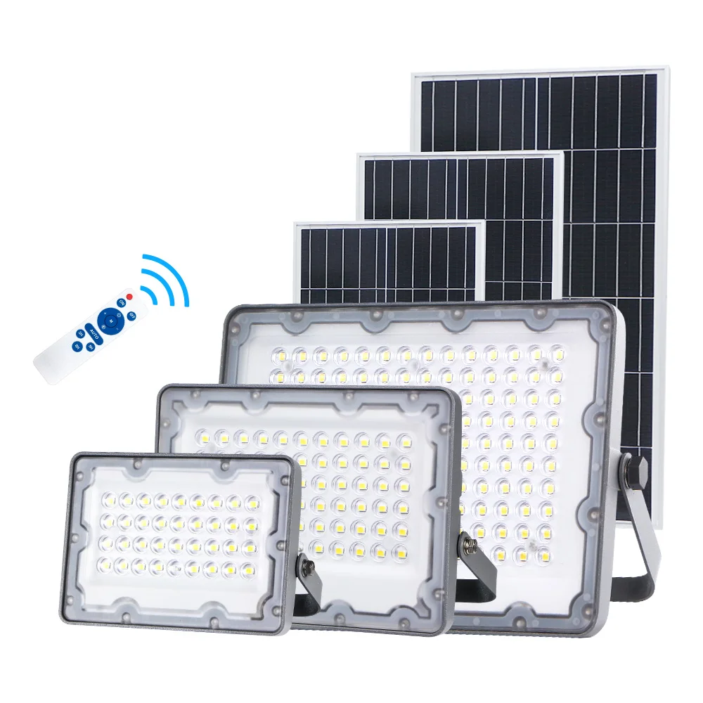 KCD IP65 наружный прожектор для коммерческих солнечных систем SMD 50 Вт 100 200 высокая мощность Солнечный Светодиодный стадиона