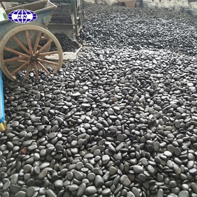 Горячая Распродажа отличное качество различные размеры натуральная мини-галька из черного камня