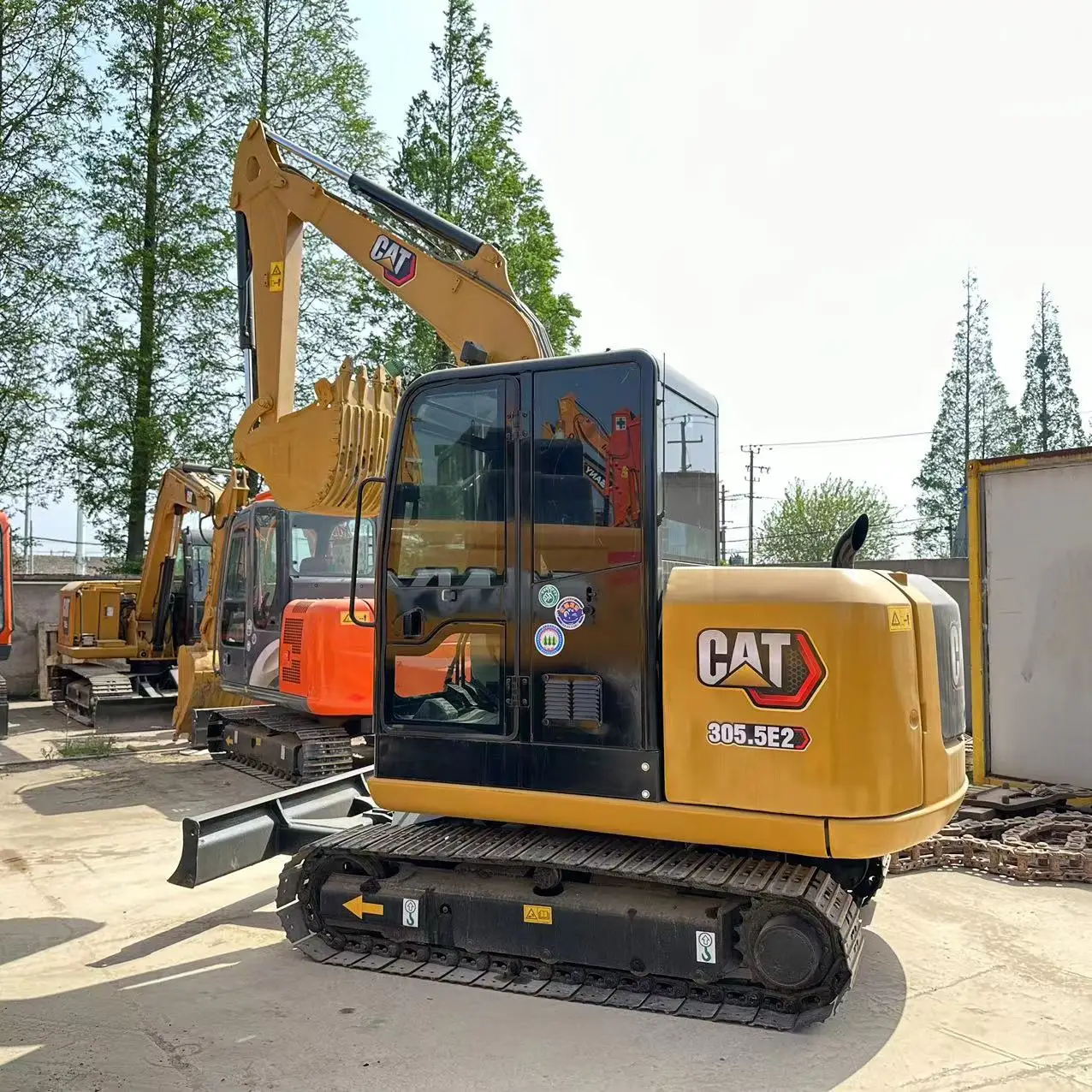 Японский оригинальный мини-гусеничный экскаватор Cat 305.5e 5.5ton, б/у экскаватор по низкой цене, высокое качество, горячая Распродажа