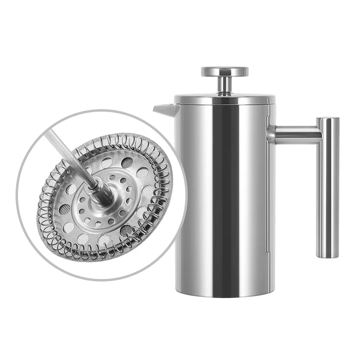 Christmas Gift Wholesale Full Cover Stainless Steel 304 Coffee Making Tools French Press