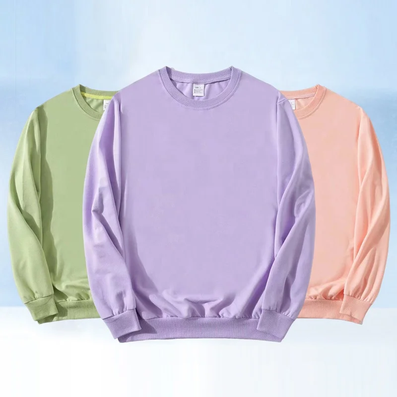 Custom Logo Asian Size 300g Team Promotion Macarons Colors Soft Hoodie Low Price