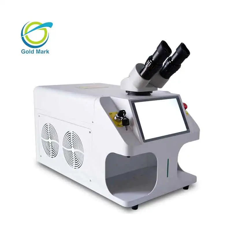 S&A water cooling system focus micro trendy spot split jewelry laser welding machine