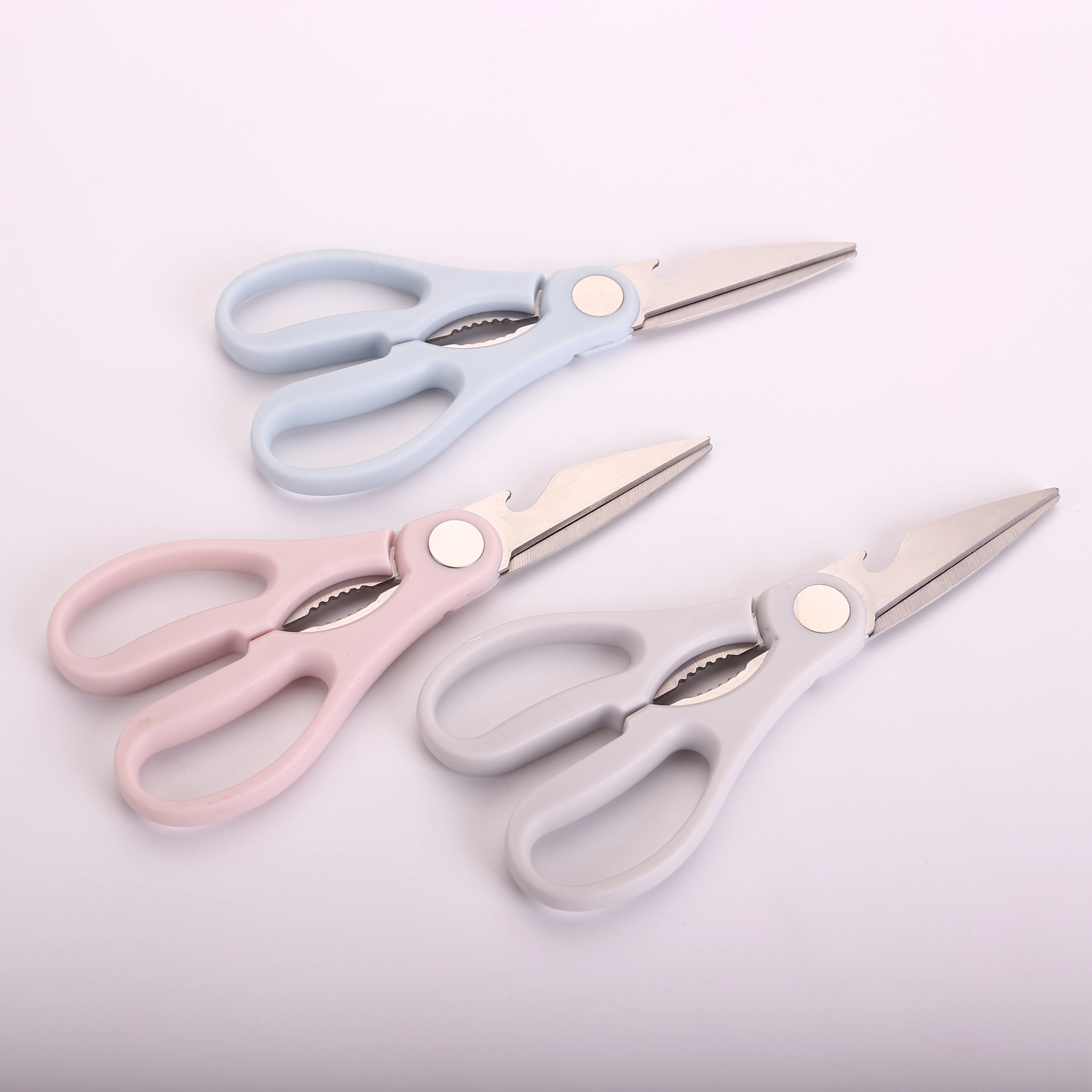 Stainless Steel multi function Kitchen shears Scissors handheld Kitchen Shears With Handle