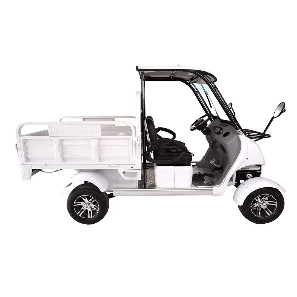 Street Legal off Road Hunting Golf Car 4 Seat Lithium Battery Club Golf Carts Electric Lifted Golf Cart with Rear Cargo Box