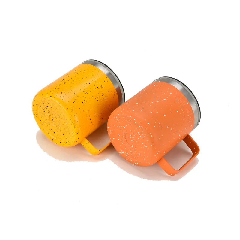 Рекламная пивная кружка из нержавеющей стали, индивидуальные крашеные кофейные чашки, вакуумная Изолированная дорожная кружка с логотипом