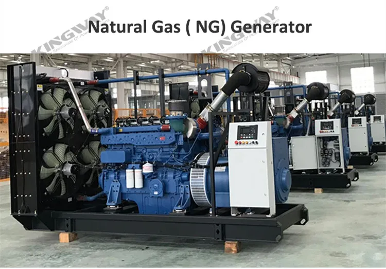  Генератор природного газа 400KW-1000KW 1 мВт 50 Гц 1500 об/мин 60 1800 с водяным охлаждением СПГ/CNG/NG кВт двигателем Cummins