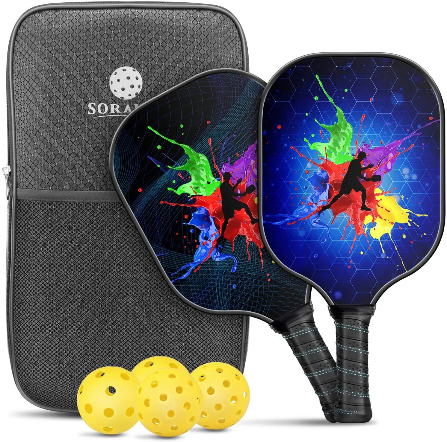 Pickleball Paddle Carbon Pp Honeycomb Graphite Pickleball Paddle High Quality Pickleball Paddle