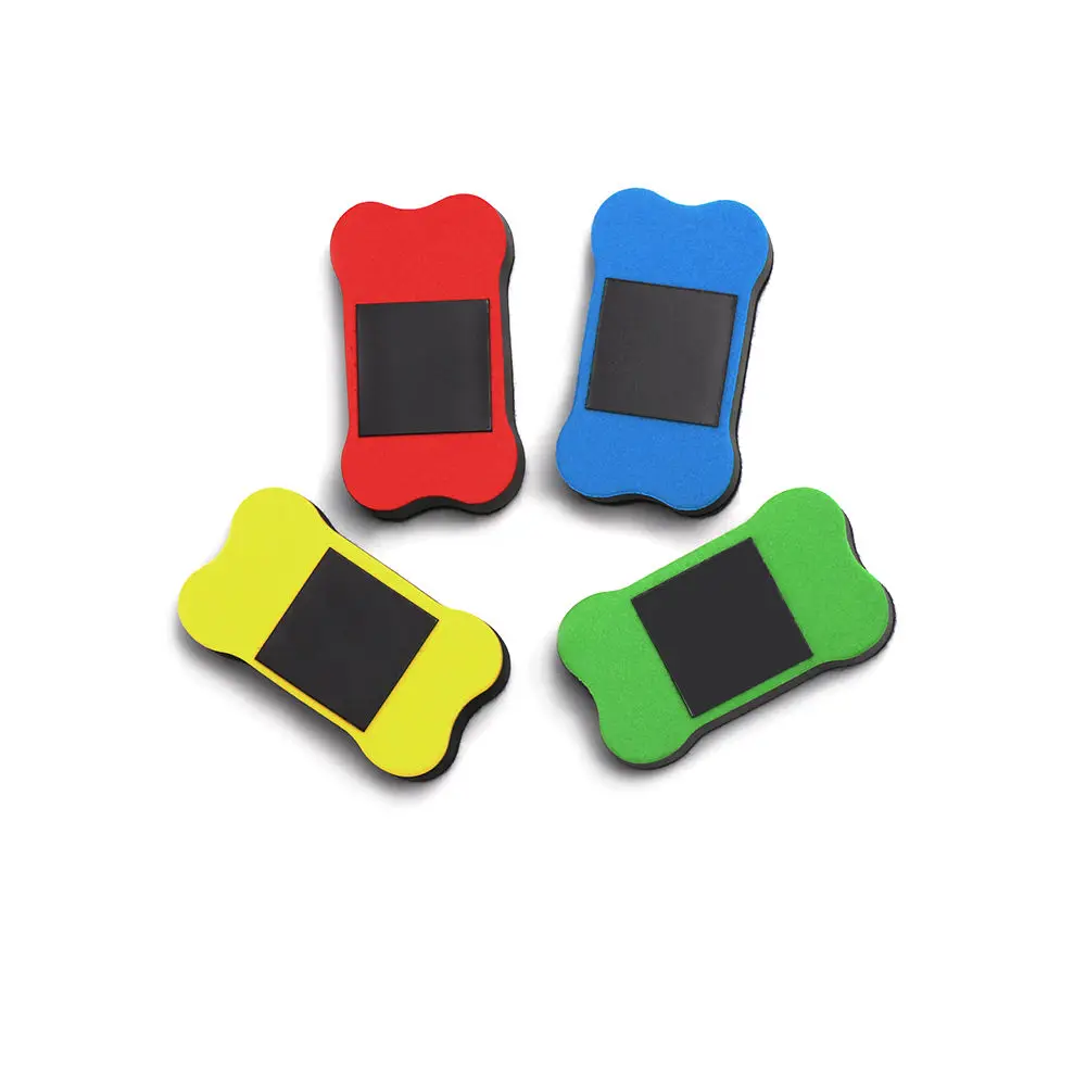 Hot Premium Magnetic Whiteboard Erasers Small Colorful Erasers For Classroom Home And Office