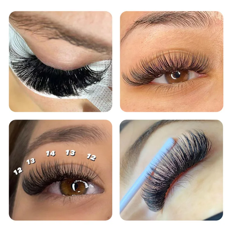 Mega individual eyelash extensions professional lash extensions vendor private label lash trays