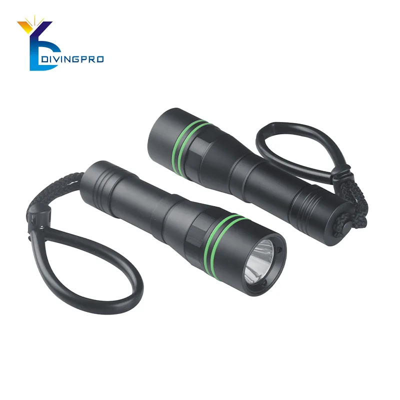 LED diving light 1000lm led diving flashlight led diving flashlight magnetic rotary switch IP68