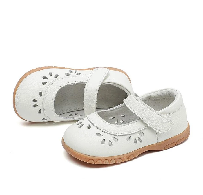 old style leather hard bottom mary jane girls boys new kids pre walker white baby shoes