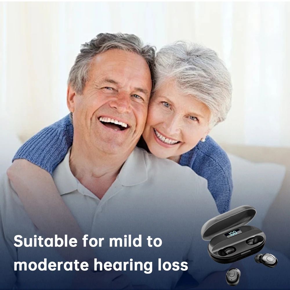 2024 Battery Pack  Hearing aid manufacturer Hearing Loss Wireless Invisible ITE Mini Rechargeable Smart Hearing Aids in Ears