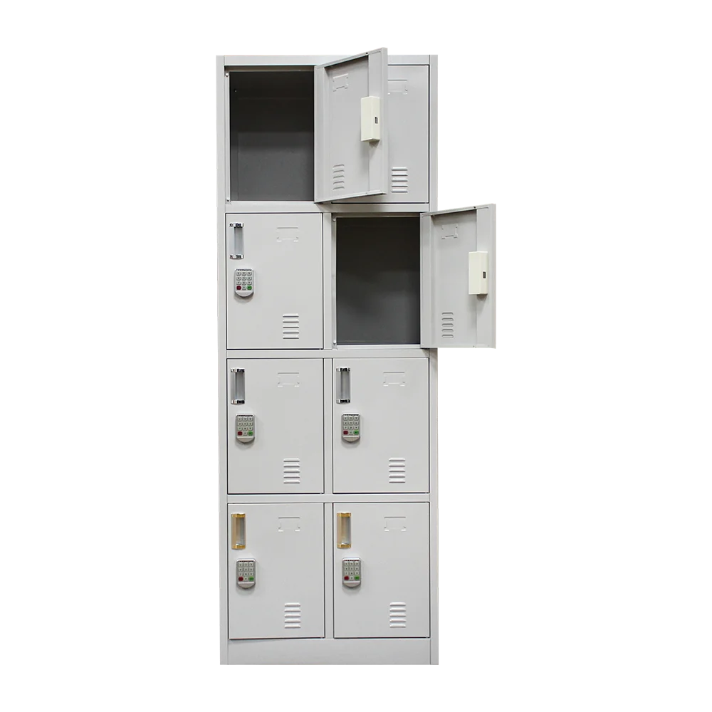 Staff Bag Dormitory Shoe Steel Iron Leather Locker Factory Cupboard Changing Locker