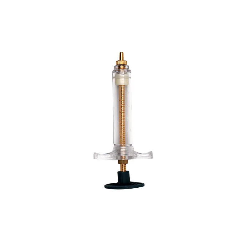 30ml Plastic Steel Veterinary Treatment Vaccination Injector Plastic Steel High Quality Animal Vaccine Syringe